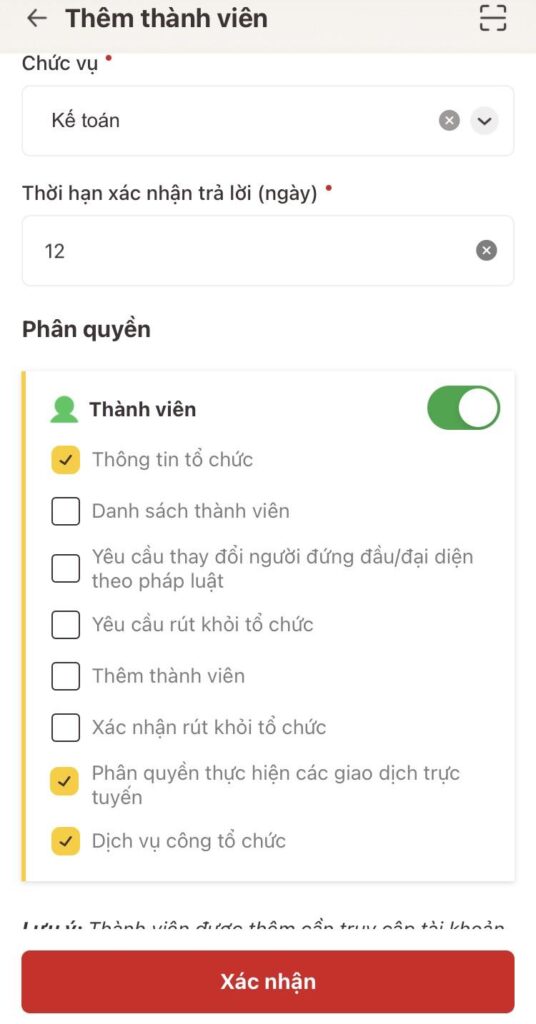 BƯỚC 3 PHÂN QUYỀN CHO KẾ TOÁN ĐĂNG NHẬP VÀO TRANG THUẾ ĐIỆN TỬ